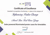 certificate of excellence